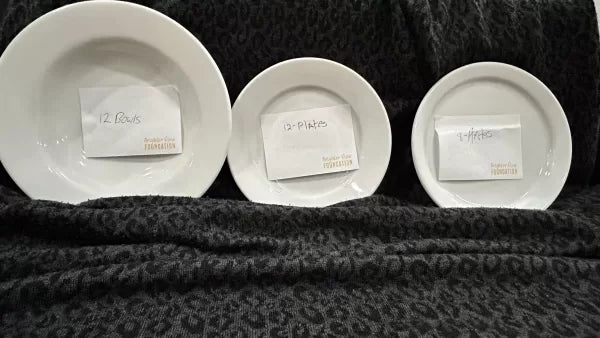 Libbey Bright White Porcelain Dinnerware Set – 32 Pieces