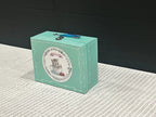 Cat-Themed Pastel Polka-Dot Porcelain Tea Set with Carrying Case