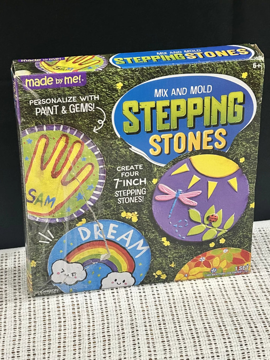 Made By Me! Mix & Mold Stepping Stones Kit – Makes Four Stones
