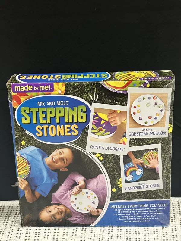 Made By Me! Mix & Mold Stepping Stones Kit – Makes Four Stones